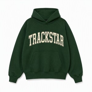 เสื้อฮู้ดดี้ Trackstar สำหรับผู้ชายและผู้หญิง สกรีนโลโก้ได้ ทรงโอเวอร์ไซส์ ไหล่ตก สไตล์สตรีทแวร์ สั่งทำสีได้ สั่งซื้อจำนวนมาก รุ่น TS-HD-013 - Product Image 3