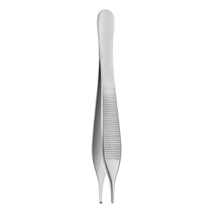 Pince à tissus Adson à dents droites de haute qualité 2x3 120mm, usage chirurgical, précision anatomique, acier inoxydable, manuelle - Product Image 3