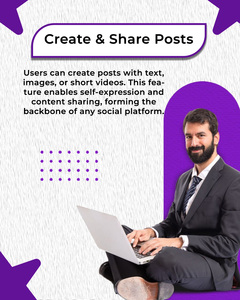Desarrollo de Aplicaciones Móviles, Aplicación Social Básica MVP para Me gusta y Comentarios, Aplicación Social MVP Básica de Proveedor Indio - Product Image 2