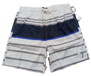 Shorts de bain décontractés pour hommes, style cargo, patchwork, avec cordon de serrage, séchage rapide, pour la plage - Product Image 3