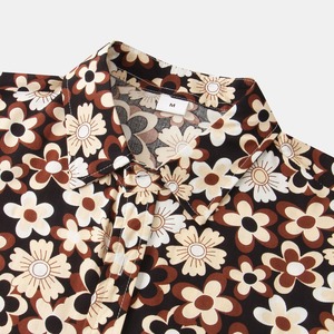 Men's Hawaiian <b>Shirt</b> Floral Print Casual Button Down Poplin Polyester Cotton Island Vacation <b>Summer</b> <b>Shirt</b> - Product Image 6