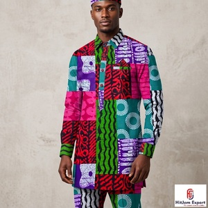 Premium Custom African Wax Print Cotton Fabric Ankara Kitenge Logo Printing OEM ODM Textile Manufacturer Custom Production - Product Image 5
