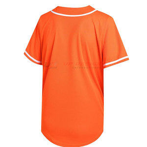 เสื้อเบสบอลแขนสั้นแบบสั่งทำใหม่ ผลิตในปากีสถาน บริการ OEM ดีไซน์ล่าสุด สวมใส่สบาย ผลิตจากโพลีเอสเตอร์ 100% - Product Image 2