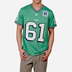 Camiseta Deportiva de Fútbol Americano Unisex, Transpirable, de Malla, Uniforme de Equipo Personalizado, Poliéster, Marca Privada OEM, Ropa Deportiva de EE. UU. - Product Image 2