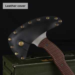 <b>Axe</b> Carbon Steel Head Wood <b>Handle</b> Survival Hatchet Tool - Product Image 4