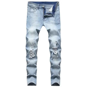 Pantalones Vaqueros de Mezclilla para Hombre, Diseño Moderno, Calidad Premium, 100% Algodón, Transpirables, Ligeros, Corte Recto, Estilo Casual Urbano, Precio Económico 2025 - Product Image 6