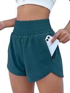 Custom Women's High Waist Sexy Quick Drying Waterproof Windproof Breathable Running Shorts top <b>elastic</b> Pattern for Gym Fitness - Product Image 3