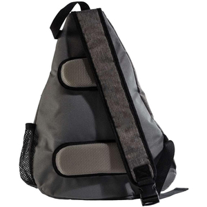 Gray Polyester Sports <b>Backpack</b> 30-40L Zipper Closure <b>Water</b> <b>Resistant</b> Mesh Side Pocket - Product Image 2
