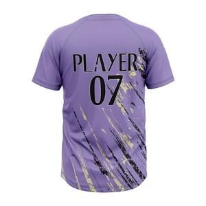 Camisetas de Béisbol y Sóftbol Personalizadas con Logotipo de Equipo, 100% Poliéster, Transpirables, de Secado Rápido, Antibacterianas, Precio Económico, Unisex - Product Image 6