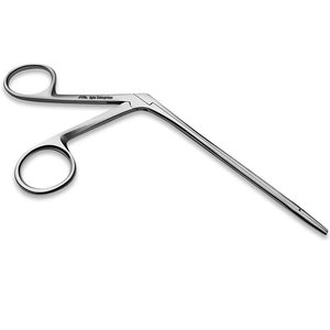 Pince à oreilles d'alligator professionnelle de 3,5 pouces avec mâchoire incurvée, instrument chirurgical ORL en acier inoxydable de qualité supérieure, pointe fine - Product Image 1