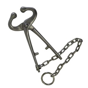 Bull Nose <b>Holder</b> Stainless Steel Veterinary Animal Restraint Tool Durable Livestock Handling Equipment Farm <b>Control</b> Device - Product Image 2