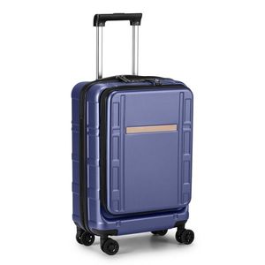 20 Inch Carry-On Luggage ABS+PC Double Spinner Wheels with TSA Lock Airline Approved Front Compartment 22 X 14 X 9 Dimensions - Product Image 1