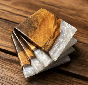 Suministro directo del fabricante Juego de posavasos hecho a mano de primera calidad Estilos únicos Mejor precio para 3-4 piezas para cortar bloques - Product Image 2