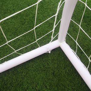 Porta da calcio 8FT X 5FT con reti, cinghie e telaio di ancoraggio per allenamento - Product Image 5