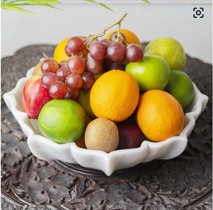 Modern <b>White</b> <b>Marble</b> Lotus Petal Bowl Hand Polished Elegant Multi-Functional Decorative for Diwali Ramadan Home Decor Wholesale - Product Image 2