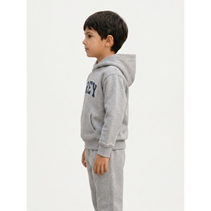 Conjunto de Sudadera con Capucha y Pantalones Deportivos de Forro Polar Grueso al por Mayor, Trajes Deportivos Personalizados para Niños - Product Image 3