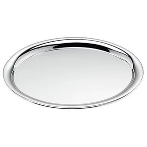 Plato de exhibición de metal al por mayor de la India, plato de servicio de acero inoxidable de súper calidad, plato americano para servir. - Product Image 3