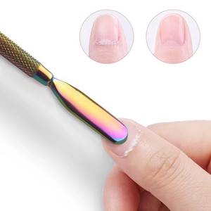 Professional Stainless Steel Nail Cuticle Pusher – Double-Ended Cuticle Remover <b>Tool</b> for Manicure, <b>Pedicure</b>, Gel & Acrylic Nails - Product Image 3