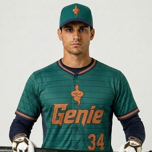 Uniforme de baseball conçu avec un tissu en polyester respirant, construction légère, uniforme de baseball professionnel, vêtements personnalisés - Product Image 5