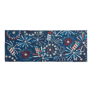 Chemin de table luxueux fait main avec perles florales, motif floral coloré, centre de table pour salle à manger, accent de décoration intérieure - Product Image 5