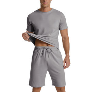 Ensemble de survêtement décontracté d'été pour hommes, tendance, léger, anti-humidité, avec deux poches latérales - Product Image 3