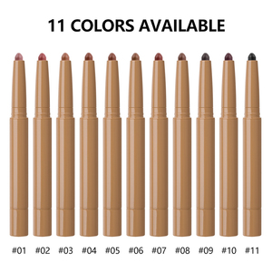 Crayon à lèvres mat 11 couleurs, stylo à lèvres 2-en-1 avec taille-crayon intégré pour des lèvres définies et longue durée - Product Image 2