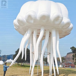 Instalación Artística Inflable de Medusa Gigante con Luces LED, Globo de Animal Marino Inflable Personalizado para Festival de Música/Tour de Escenario/<span class=keywords><strong>Club</strong></span> - Product Image 2