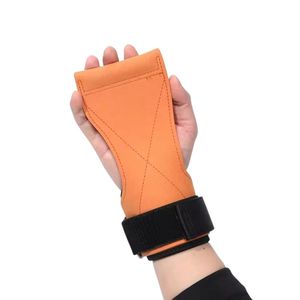 Poignées de gymnastique minimalistes à 2 doigts, protège-paume en cuir, protection pour barre de traction, antidérapantes, réglables, durables, GAPE SPORTS Personnalisées - Product Image 2
