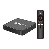 Decodificador de Red TX50pro, Wi-Fi de Doble Banda, Pantalla de Alta Definición, Android 15, Decodificador de TV IP
