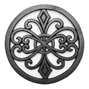 Trépied en fonte robuste pour casseroles et poêles chaudes, résistant à la chaleur, antirouille, protège-table de cuisine avec base antidérapante - Product Image 3