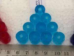 Perles de verre facettées de 1212 mm en bleu pour une boîte à bijoux audacieuse et élégante - Product Image 3