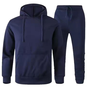 Sudadera con Capucha Amarilla para Hombre con Pantalones Deportivos Negros, Conjunto Deportivo Informal de Color Sólido, Diseño con Cordón Ajustable, Corte Regular - Product Image 3