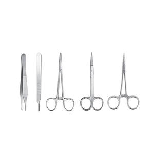 Kit d'instruments chirurgicaux de qualité supérieure certifiés CE de classe I pour la suppression des sutures, réutilisable, en matériau médical de qualité supérieure, en métal - Product Image 6