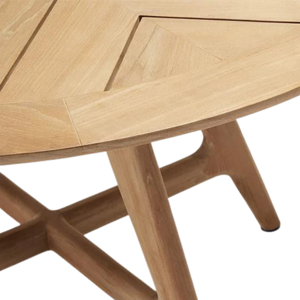 <b>Round</b> <b>Solid</b> <b>Wood</b> Eco-Friendly Durable <b>Dining</b> <b>Table</b> Midcentury Modern Design Stable Furniture - Product Image 5