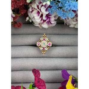 Indian Ethnic Artificial Jewellery Smita Chorski Casual <b>Adjustable</b> <b>Ring</b> - Product Image 1