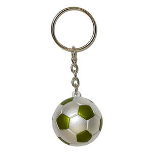 <b>Custom</b> Printed Soccer Ball Keychain Soft Football <b>Key</b> <b>Ring</b> Promotional Gift For Football Clubs And Events - Product Image 1