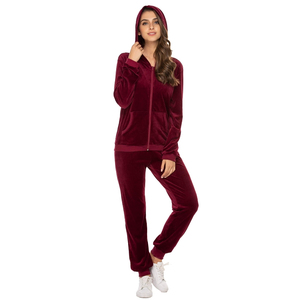 2026 New Streetwear Style Women <b>Velvet</b> breathable <b>Tracksuits</b> Hot Selling Velour Two Piece <b>Velvet</b> <b>Tracksuit</b> Set For Outdoor Wear - Product Image 5