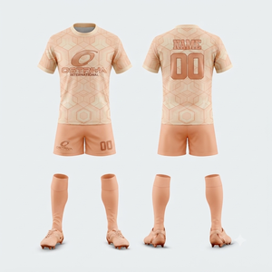 Tenue de rugby unisexe personnalisable 2026 – Ensemble respirant pour adulte avec impression par sublimation – Maillot de sport à manches courtes pour adulte - Product Image 4