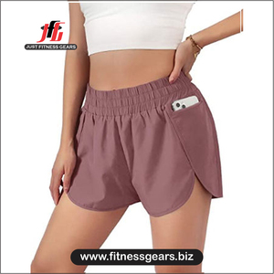 Pantalones Cortos Deportivos de Yoga, Gimnasio, Baile, Entrenamiento, Running, Transpirables, con Cierre de Cremallera, para Mujer, JUST FITNESS, Ofertas de Verano - Product Image 4