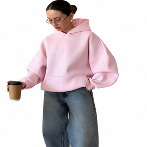 Sweat-shirts tendance pour femmes, sweat-shirts oversize, pulls en molleton confortables, pulls basiques, chemises à poche kangourou, achat en ligne - Product Image 1