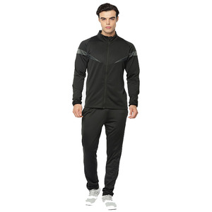Ensemble de survêtement sportif en polyester avec sweat à capuche zippé et pantalon droit, personnalisable avec logo et motifs – Collection Streetwear - Product Image 1