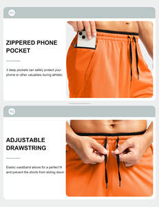 Shorts de sport cargo personnalisés pour femmes, en polyester à séchage rapide, respirants, pour la course, le basketball et l'entraînement estival, service OEM frontal - Product Image 4