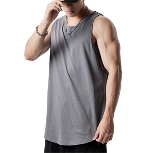 Camiseta sin mangas informal para hombre hecha a medida con servicio OEM para verano, moda callejera, camiseta tejida sin mangas para deportes al aire libre para hombre - Product Image 6