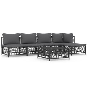Set Lounge da Giardino Antracite - Product Image 2