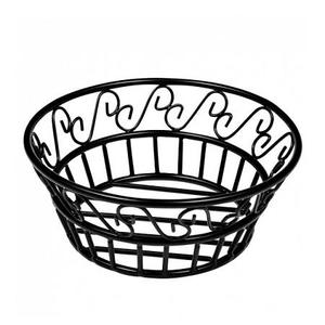 Cesta Organizadora de Hierro de Lujo con Asa, Diseño Rectangular Moderno, Ecológica y Hecha a Mano, para Almacenamiento de Frutas en la Cocina, Azora - Product Image 3