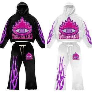 Digital Print Women's Hoodie Set Acid Wash <b>Tracksuit</b> Set Quick Dry Breathable Streetwear Set - Product Image 5