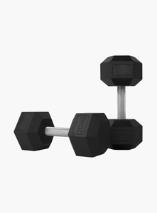 Haltères hexagonaux 20 kg, revêtement en caoutchouc antidérapant, pour exercices de fitness complets, unisexe - Product Image 5