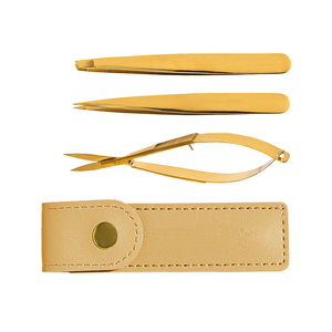 Pinzas al por mayor para cejas inclinadas, pinzas para depilación con hilo y mango cómodo, pinzas para cejas - Product Image 2