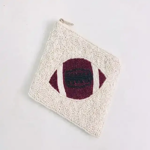 Monedero con cuentas de ojo turco, mini, con cierre de cremallera, hecho a mano, estilo bohemio, unisex - Product Image 5