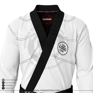 ชุดยูโด BJJ  ผ้าฝ้าย 100% ทอลายเพิร์ลวีฟ  ชุดกิโมโนบราซิลเลียนยิวยิตสู  ชุดศิลปะการต่อสู้  สำหรับทุกเพศ  ชุดฝึกซ้อมระดับมืออาชีพ  พร้อมโลโก้สั่งทำได้ - Product Image 4